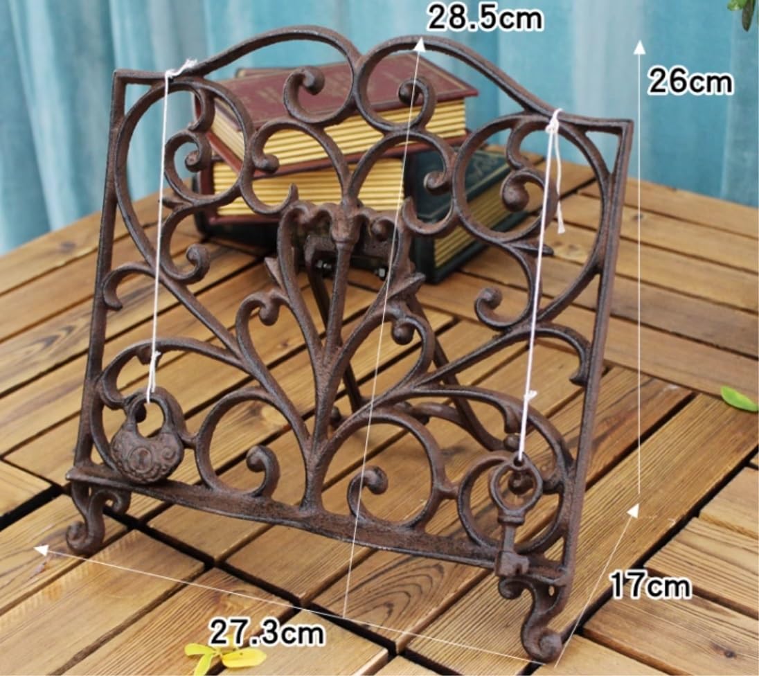 Uchwyt Przepisy Stojak Na Książkę Kucharską W Stylu Vintage Żeliwny Dekoracyjny Metalowy Książki Kucharskie Stojaki Do Kuchni Pomocnik Kuchenny