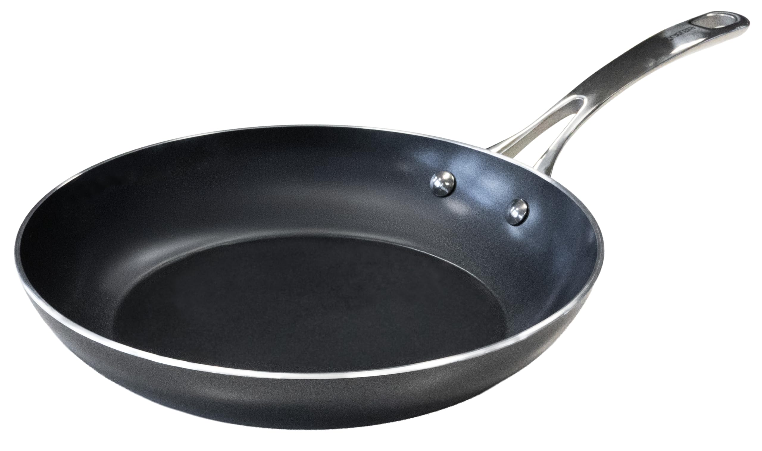 Kyocera Keramikpfanne, Bratpfanne mit keramischer Antihaft-Beschichtung, 28 cm, frei von PFAS/PTFE, Griff aus Edelstahl, für alle Herdarten geeignet, CFP-L11