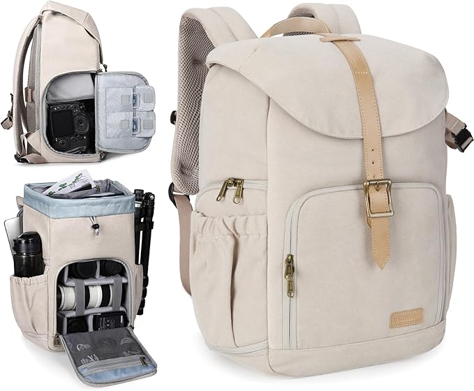 BAGSMART Camera Backpack, DSLR Camera Bag Backpacks for
