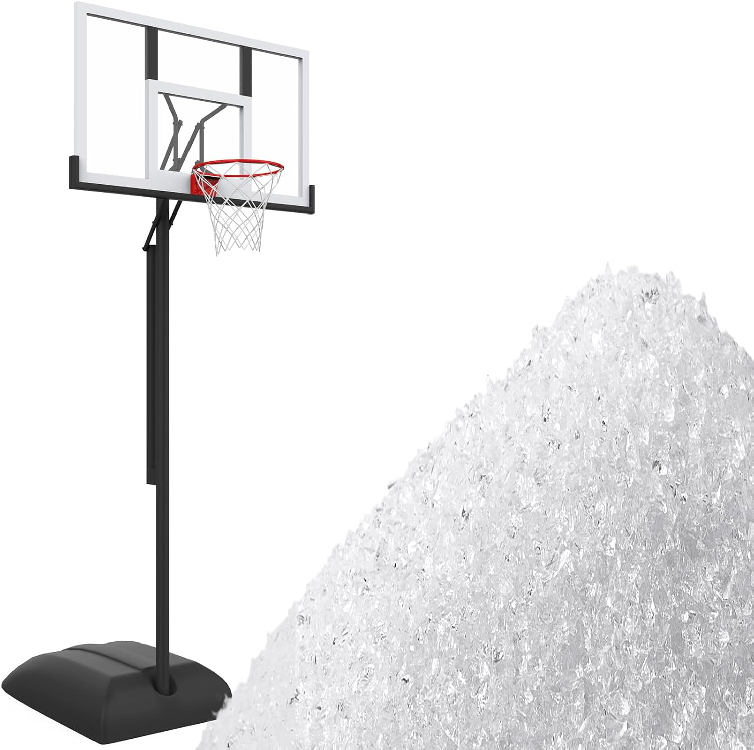 Frienda 31.8 oz Polymer for Basketball Goal and Hoops