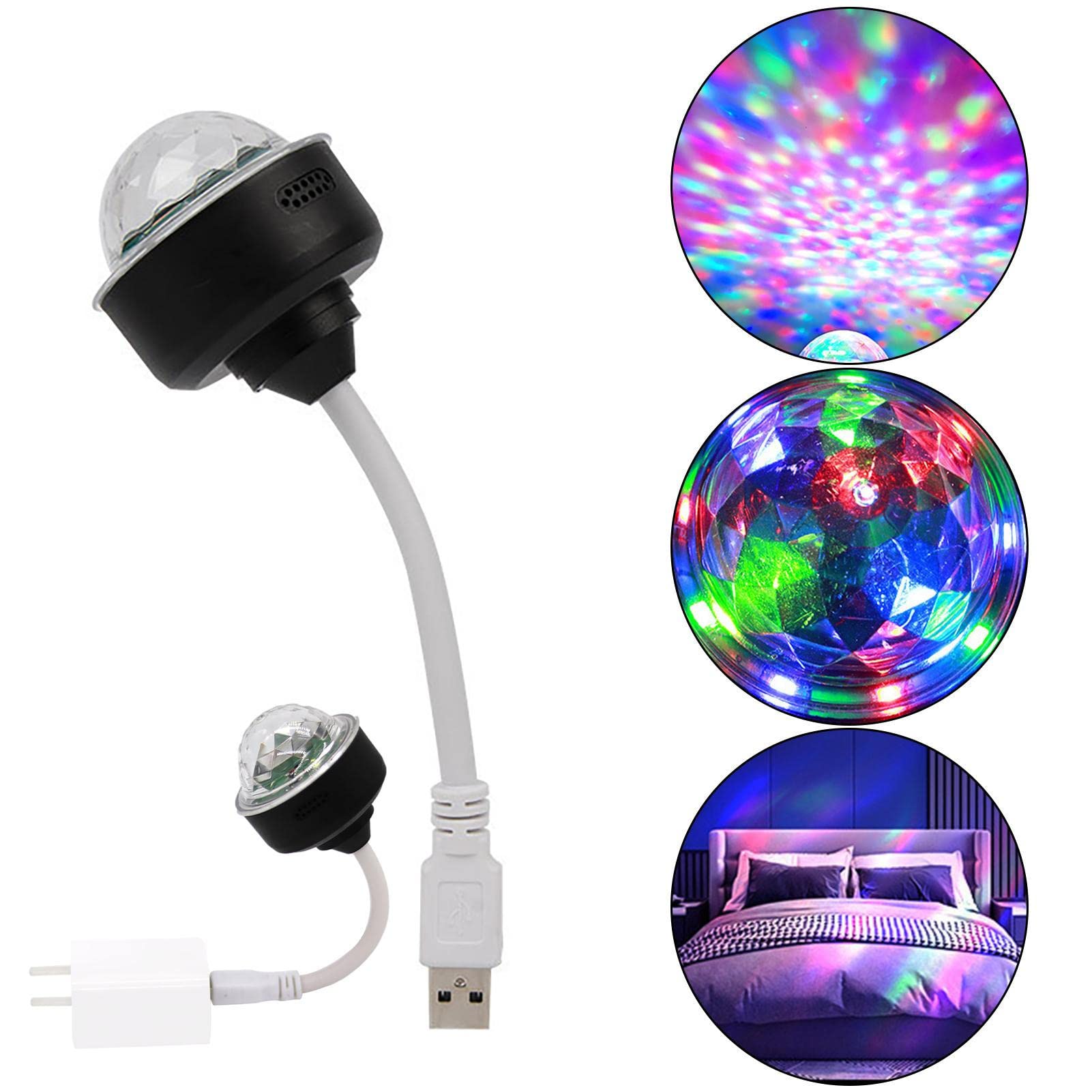 LED Disco Lamp | Kleurrijke roterende lichten - De