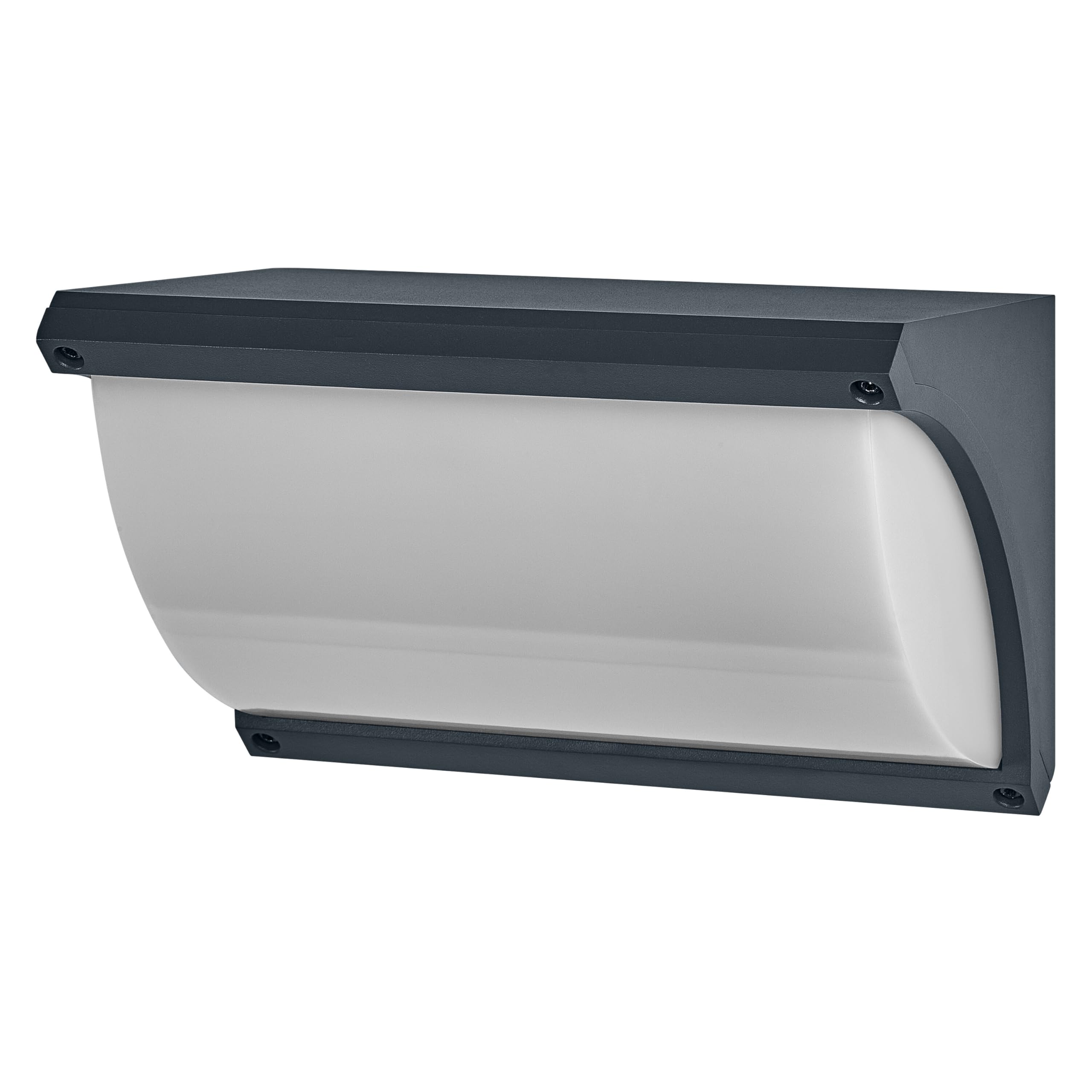 OSRAM Endura Classic LED wall Light Angela, E27 Socket, IP54, Aluminum Dark Grey, Smart+ Compatible