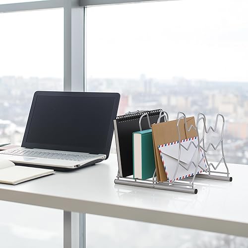 Miniatura 6 de Deco Brothers Pan Organizer Rack for Kitchen Cabinet and Counter, Silver