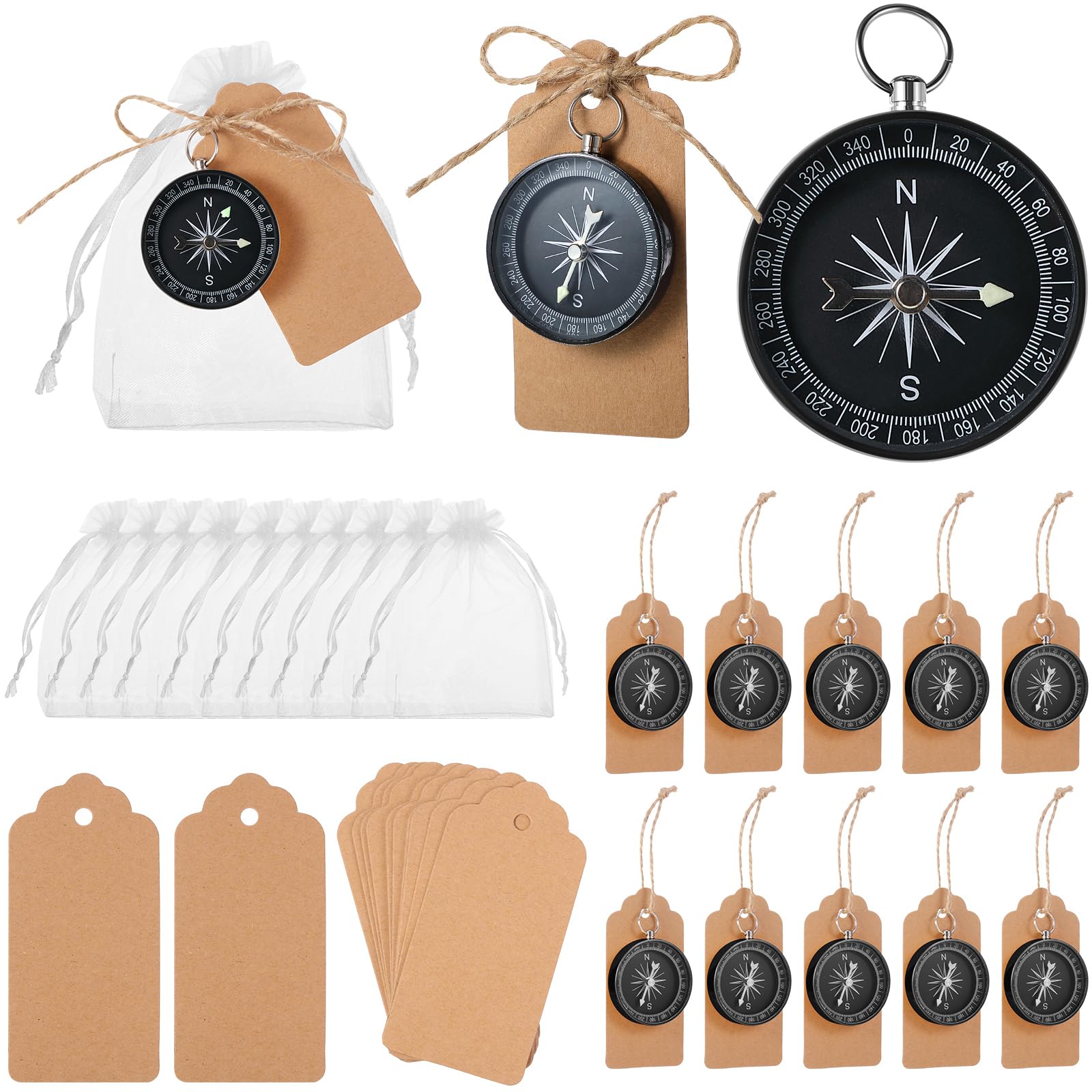 TaoBary 60 Pcs Compasses Gifts Wedding Party Favors Set - electronics and gadgets | Mubboo