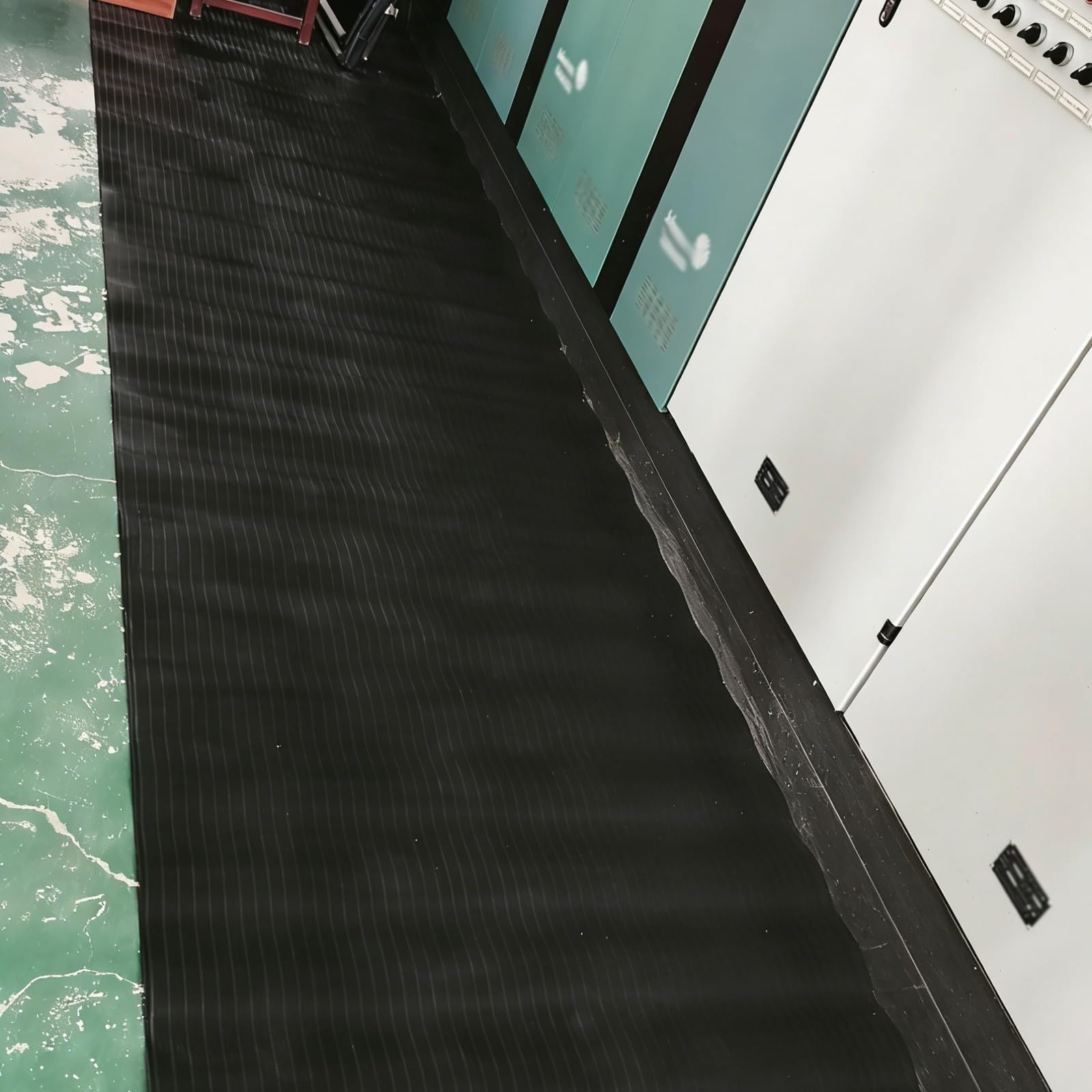 High Volta - Tappetino di sicurezza elettrico in gomma isolato da 6 KV, per spazi di lavoro commerciali, anti-elettrocuzione, nero, lungo 5 m / 16.4ft, resistente, tappetino di sicurezza per