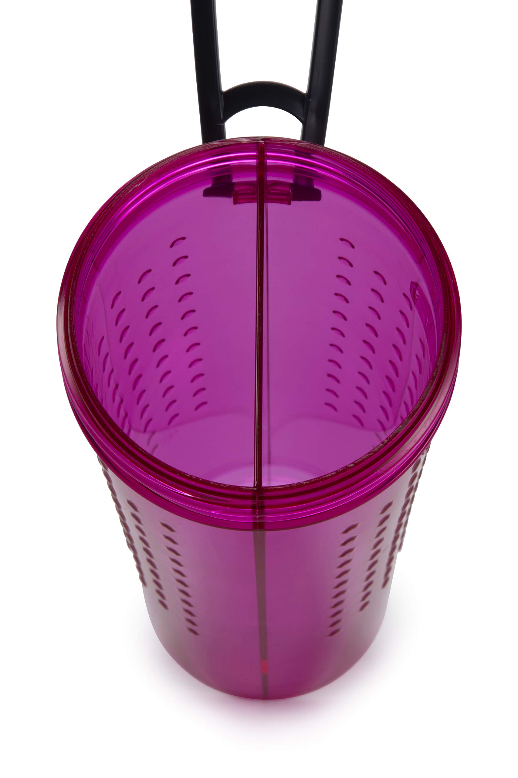 Dexas Snack-DuO with Companion Cup Fuchsia, 360 ml - Image 3