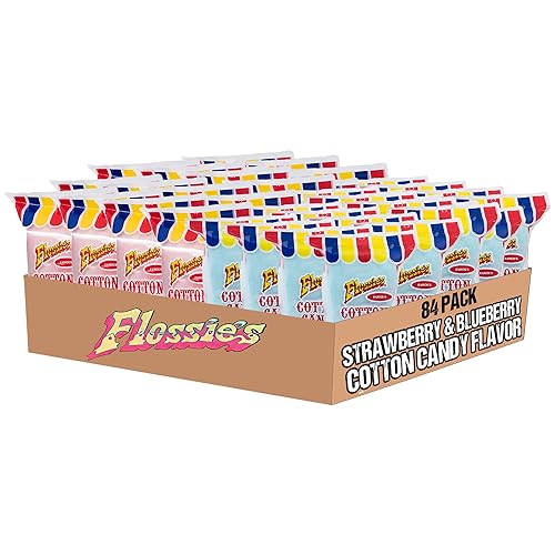 Miniatura 6 de Flossie's Famosos sabores de fiesta de algodón de azúcar azul y rosa, bolsa de 2.4 onzas (paquete de 6)