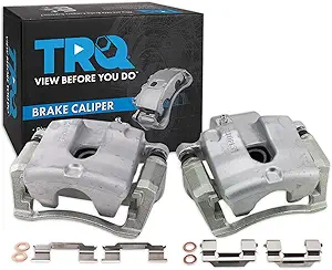 TRQ Rear Brake Caliper Set for 2010–2015 Chevrolet Camaro