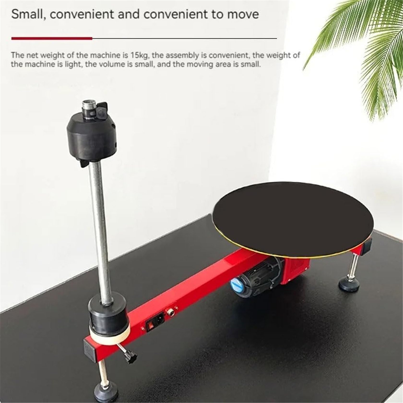Stretchfolien-Verpackungsmaschine, Palettenwickler, Stretchfolien-Verpackungsmaschine, Geschwindigkeit 50 U/Min, Warenverpackungsmaschine FüR Kartons/Kisten/Paletten,80cm
