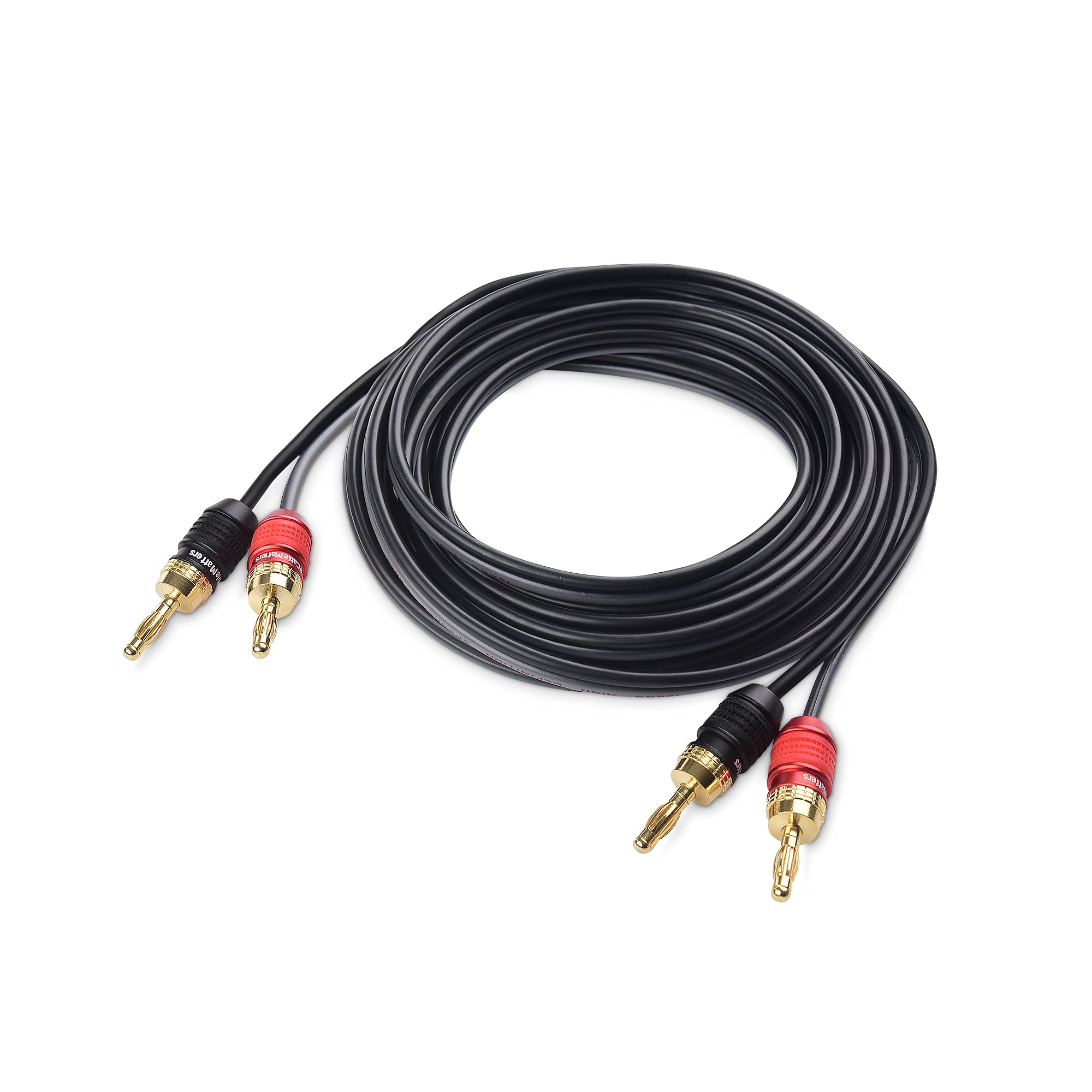 Cable Matters Cable de altavoz resistente de 12 pies, calibre 12, cable de altavoz de cobre desnudo (OFC) sin oxígeno, 3,6 metros