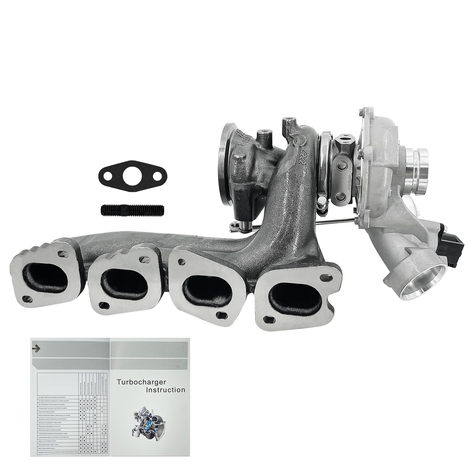 A2740903280 Turbo Turbocharger Compatible with Mercedes-Benz C300 E300 C350e GLC300 SLC300 2015-2020 4Matic 2.0L L4 2740904380 A2740903580 2740903180 2740902580