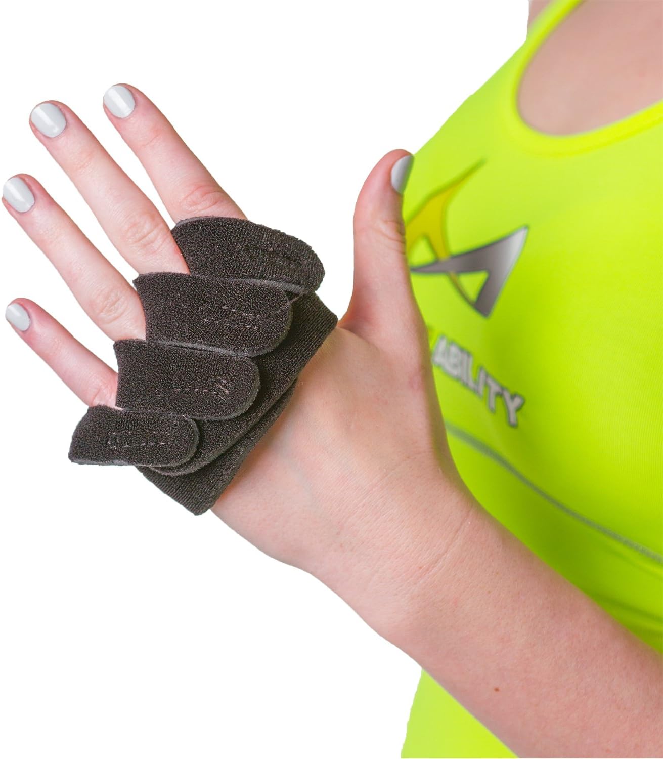 Ulnar Deviation & Drift Hand Splint | MCP Knuckle Joint Support Brace for Rheumatoid Arthritis & Tendonitis Pain Relief, Finger Straightener & Stretcher Glove - S (SM/MED) Left