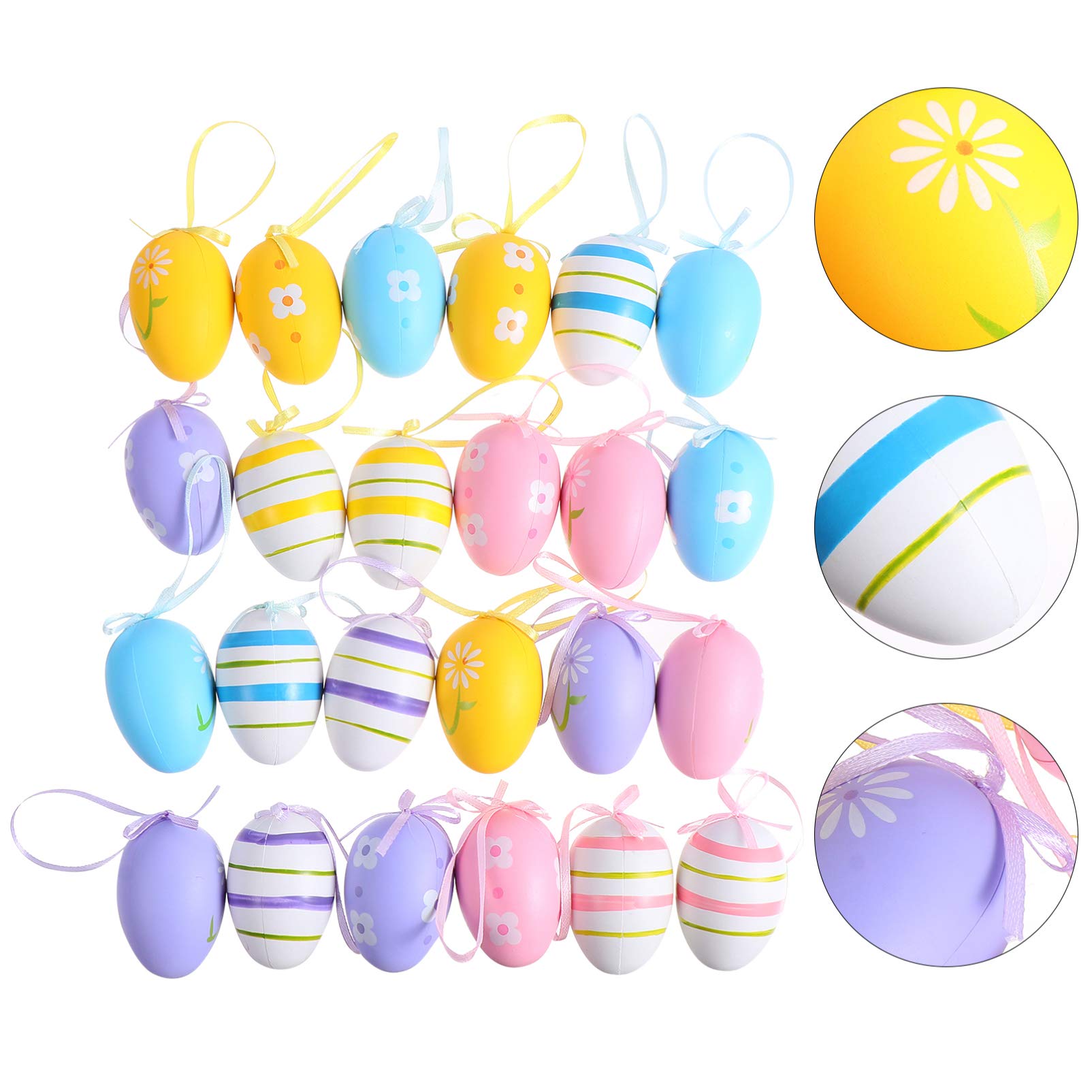 Cabilock 3 Sätze Ostereier Adventsgeschichten Easter Teigroller Ostern Ziernieten Zu Ostern Drachenei Eier Malen Osterdekoration Ei Party-Eier Plastik Stück * 3