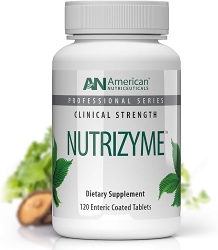 Vitality C American Nutriceuticals - Nutrizyme - 120 tabletas - Complejo enzimático proteolítico formulado profesionalmente - Apoya la inmunidad, la