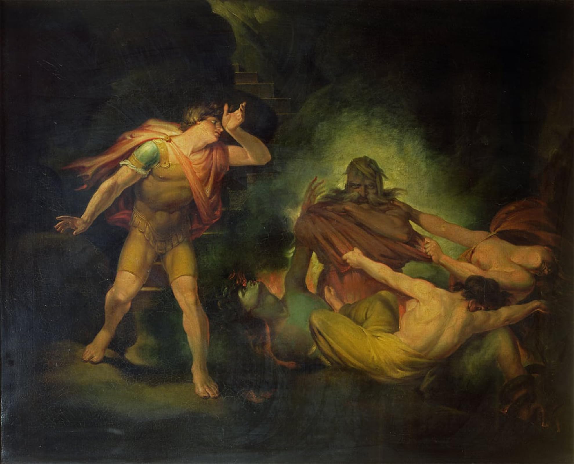 POSTERIIk Famous Print Pop Art Wall Art Graffiti the Fire King Appears Toalbert by Henry Fuseli Art Prints for Home Decor 60x90cm