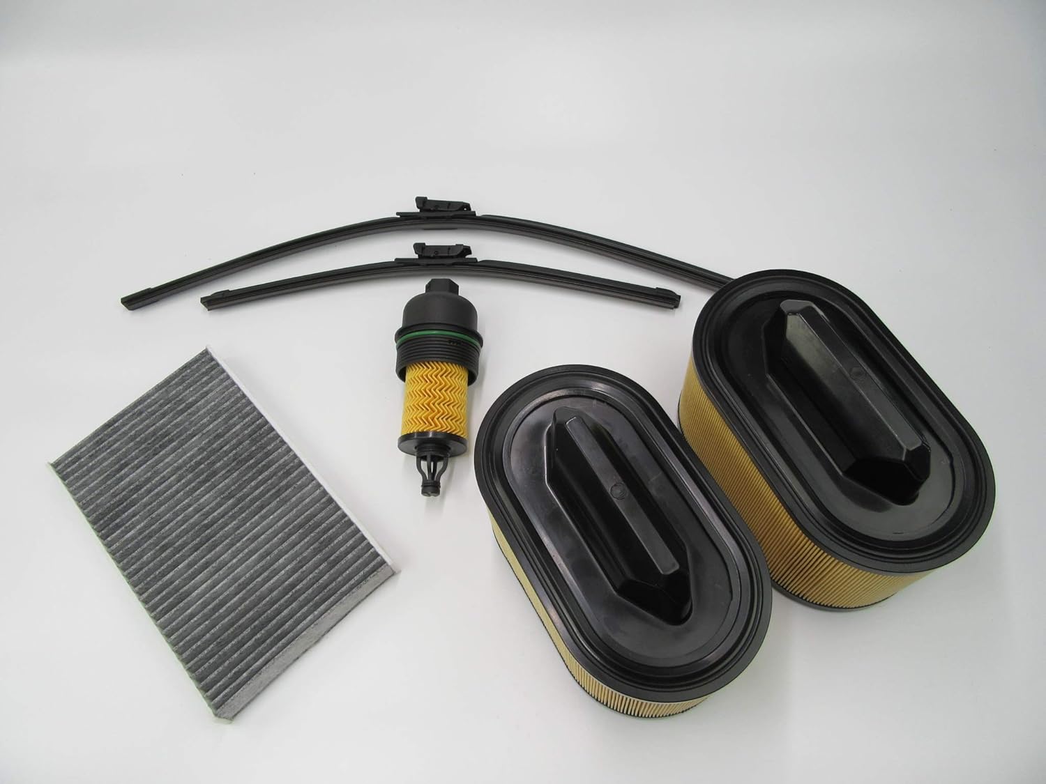 TopEuro replacement oil air filters wiper blades for