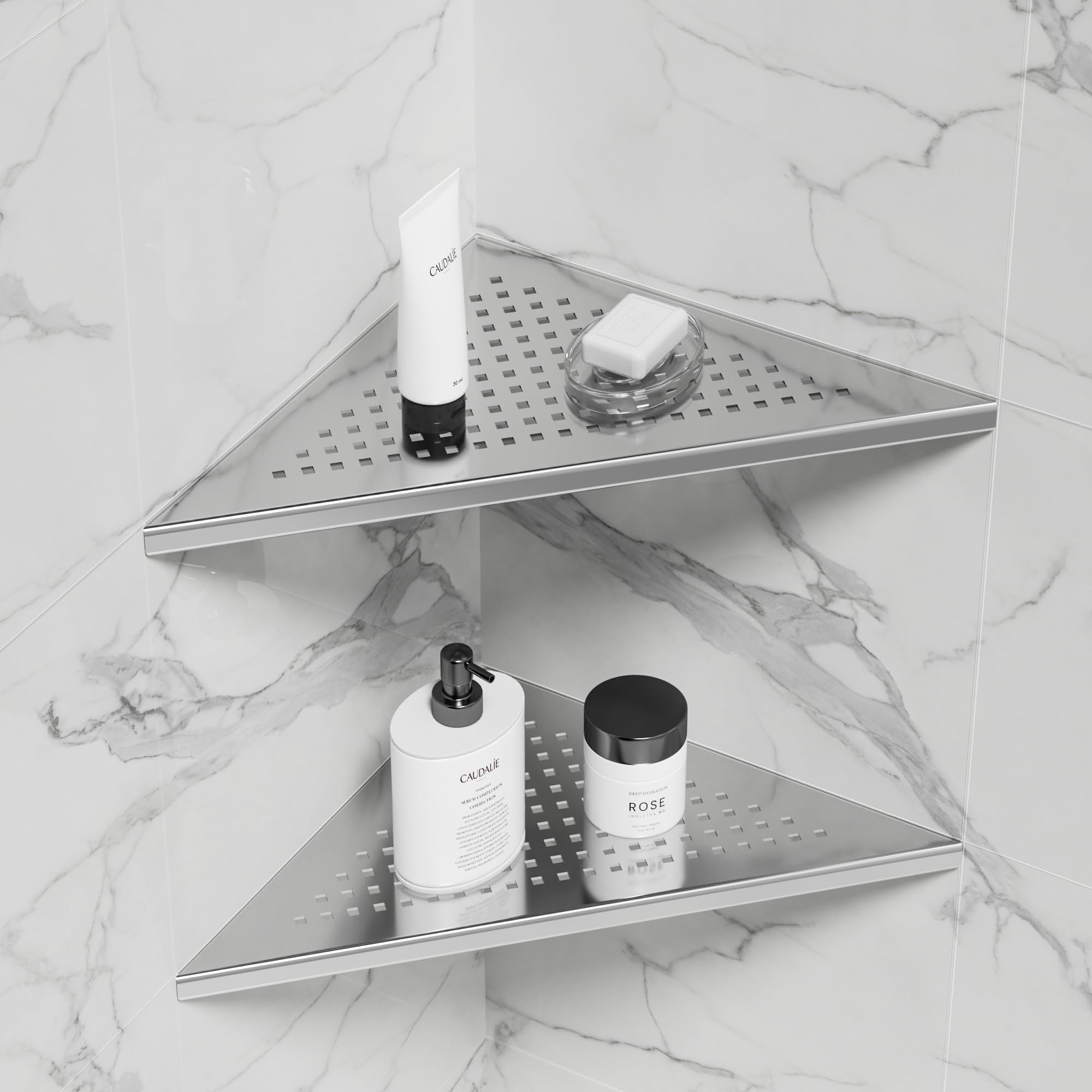 Etagere D Angle Salle De Bain Sans Percernull