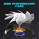 Ant Esports ICE C621 CPU Cooler/CPU Fan with ARGB LED PWM Dual Fans - Black | All Black, Direct Contact Technology & 4 Heat Pipes | Support Intel LGA 1700 / 115X / 1200/1366 & AMD AM5 / AM4 gallery image