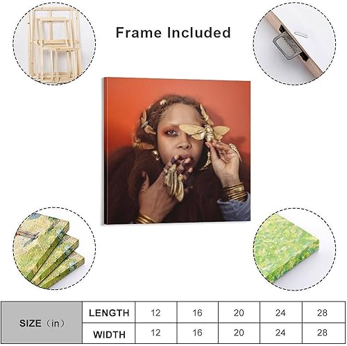 Miniatura 2 de Póster de Erykah Badu, póster artístico, lienzo para decoración de pared, impresión de fotos, regalos para el hogar, pósteres decorativos modernos
