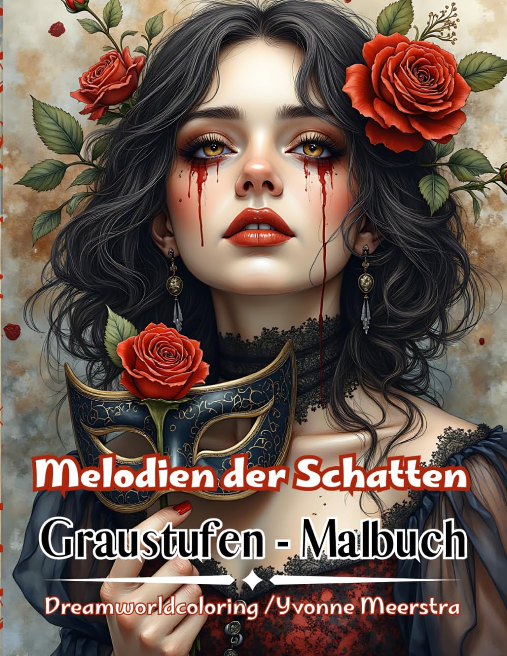 Melodien der Schatten: Ein Graustufen-Malbuch mit 69 atmosphärischen Illustrationen