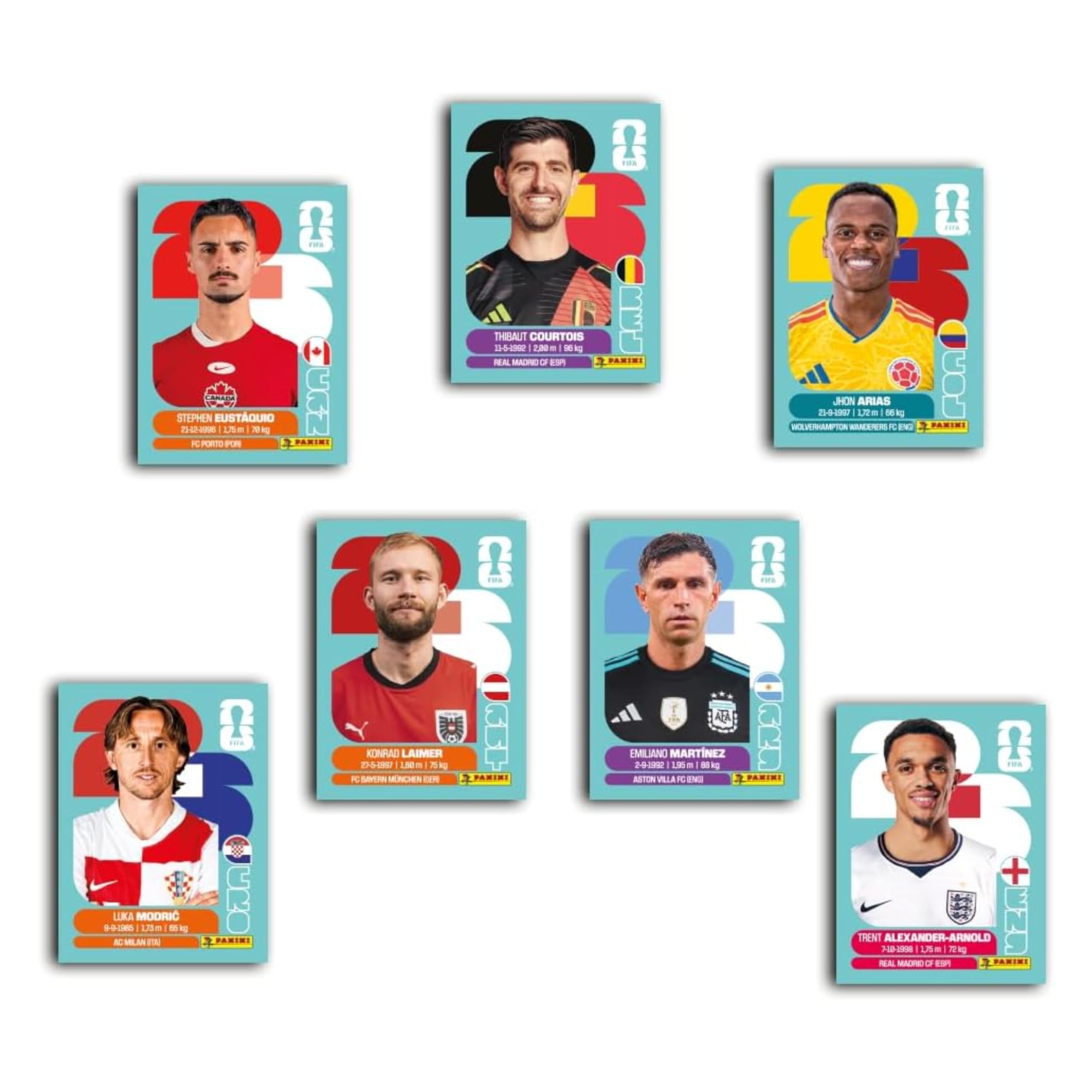 Panini FIFA World Cup 2026 confezione booster multicolore da 50 pezzi