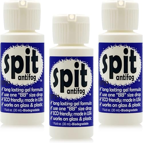 Jaws Spit - Solución de gel antivaho para máscara de esnórquel, buceadores, paintball, gafas deportivas, fabricadas en los Estados Unidos