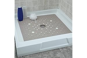 SlipX Solutions shower mat non slip, 27"x27", for Elderly & Kids