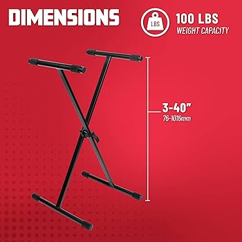 Amazon.com: Gator Frameworks GFW-KEY-1000X Standard X Style