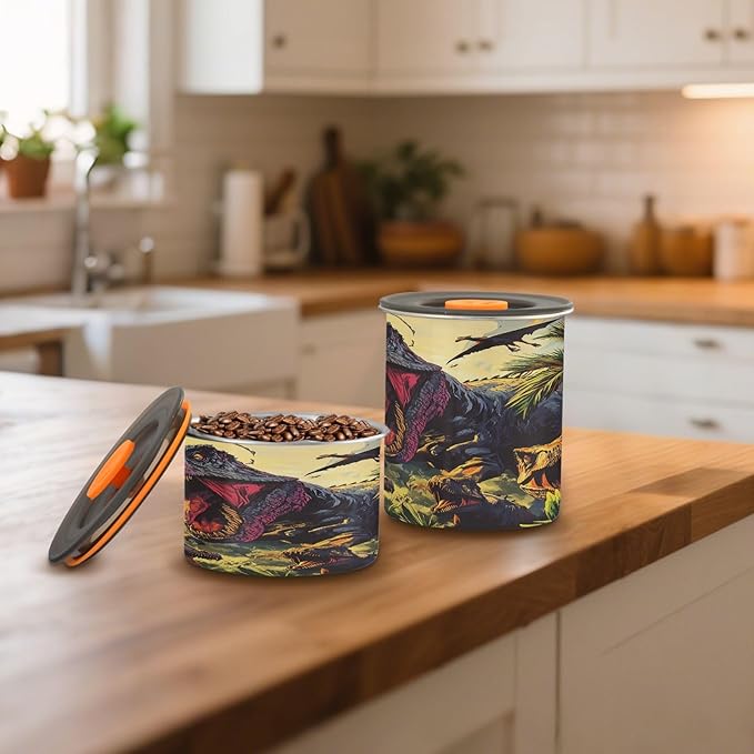 ALAZA Dispensador de Alimentos de Acero Inoxidable 30oz con Tapa miniatura 2