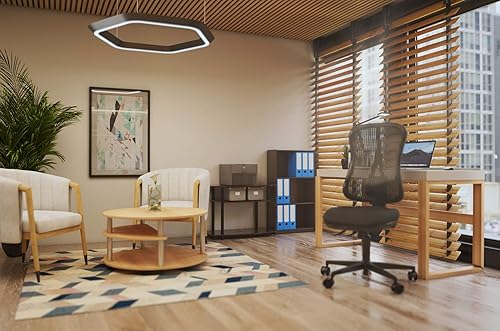 Miniatura 75 de Furinno Tools - Mesa de 3 niveles para TV., Madera, Roble francés gris/negro. Roble francés gris/negro.,Marron oscuro,Espresso / negro,Ámbar