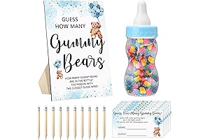 Qilery Baby Shower Game Guess How Many Bears