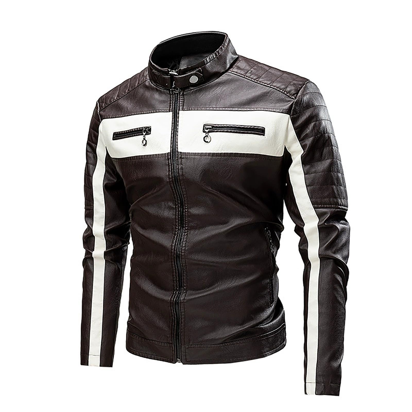 Générique Blouson Homme Hiver Pardessus Coupe Vent Des Poches Léger Veste D'automne Coupe Vent Imperméable Décontracté Jacket D'extérieur Randonnée, Déplacements Quotidiens