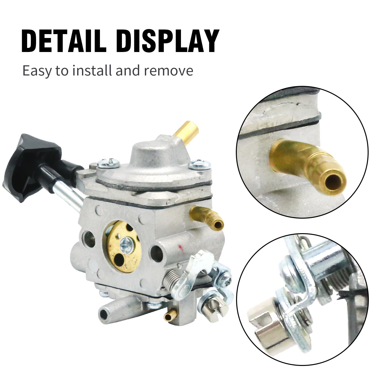 Hoypeyfiy 42821200608 Carburetor Kit, Replacement for Stihl BR600 BR500 BR550 BR700 Backpack Blower, Replaces 42821200607 C1Q-S183 - Image 4