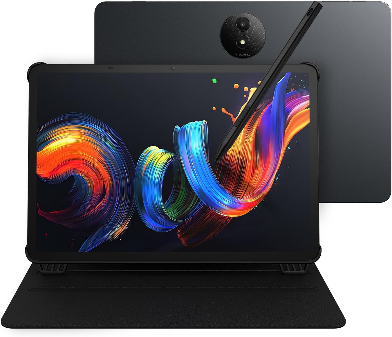 TCL Tablet NXTPAPER 11 Plus con Flipcase e T-Pen, Display NXTPAPER 4.0 da 11,5" 2.2K, AI Integrata, ROM da 256GB, Espansione RAM 8GB + 8GB, Batteria da 8000mAh, Android 15