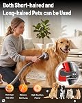 ANIRUDH 3-in-1 Dog Hair Vacuum Brush Attachment Compatible with Dyson Gen5 V15 V12 V11 V10 V8 V7, Pet Grooming Brush Kit with Extension Hose, Adapter & 3 Brush Heads