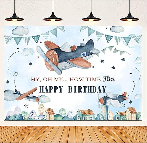 Telón de fondo de viaje que espera la aventura de niño para primer cumpleaños, baby shower, decoración de fiesta, pancarta de aventura comienza