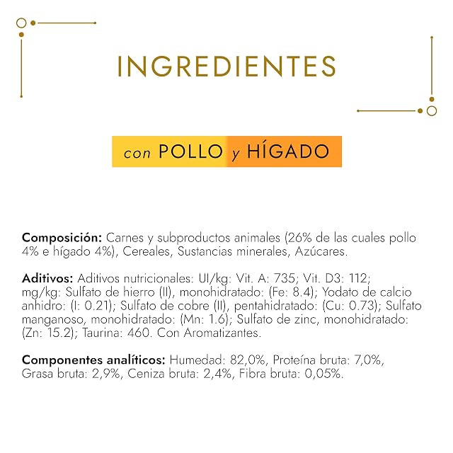Foto 5 de 5 de Gourmet PURINA Gold Delicados canapés en Salsa de Comida húmeda para Gatos, con Pollo e hígado