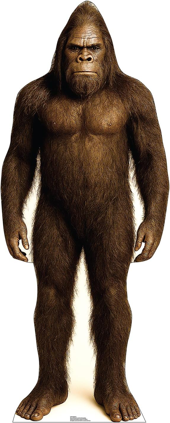 Cardboard People Bigfoot Life Size Cardboard Cutout Standup