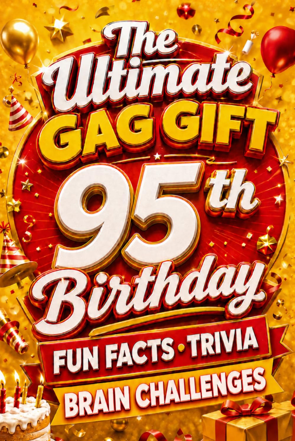 The Ultimate Gag Gift for a 95th Birthday Fun Facts, Trivia & Brain Challenges: Printed on Natural Groundwood Paper for a Warm, Classic Reading Experience