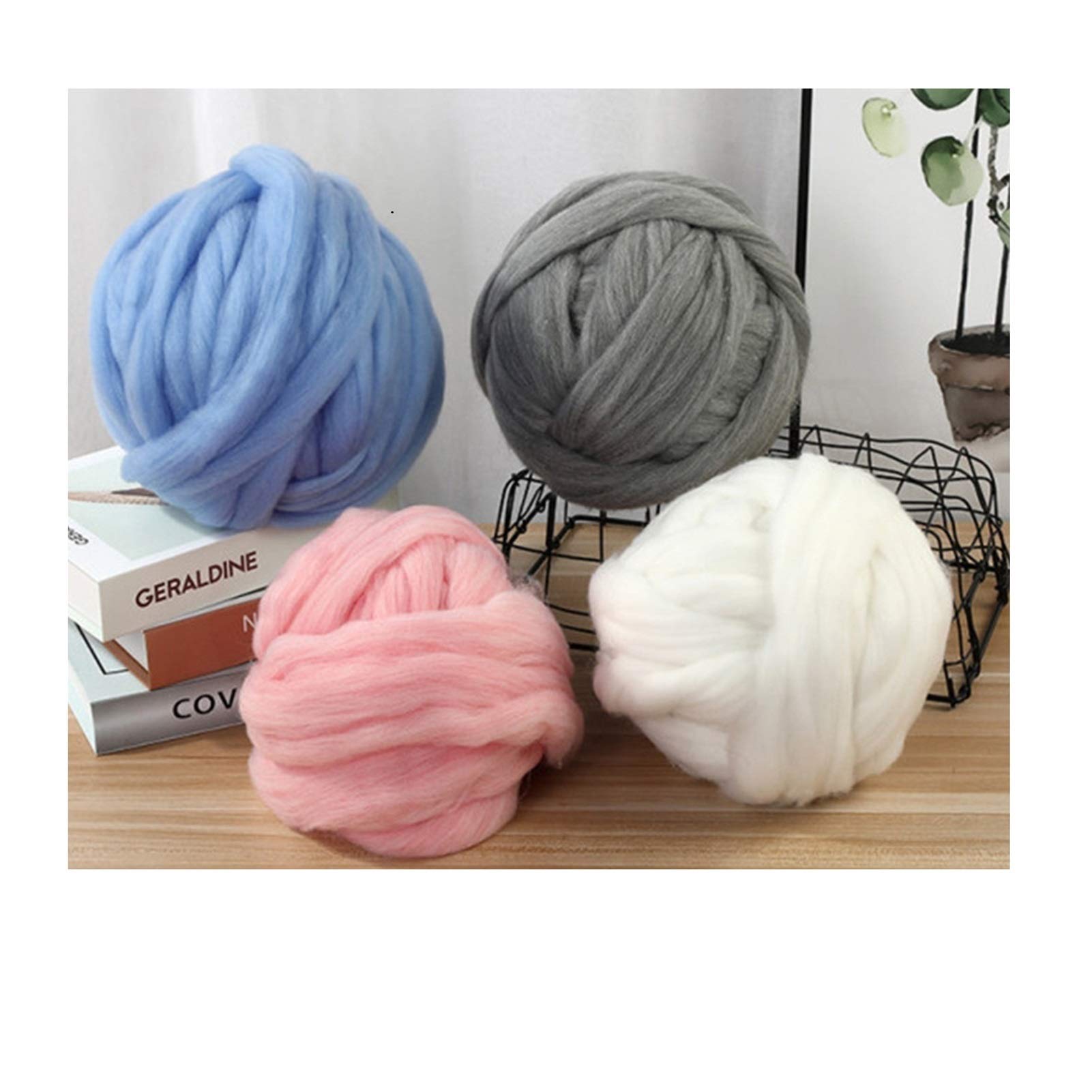 Chunky Yarn Línea súper Gruesa Hilo Grueso Tejido Lana línea 1 (Color : Red16)