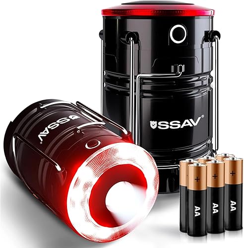 Miniatura 8 de Paquete de 3 linternas LED de camping, linternas LED, adecuadas para kits de supervivencia para huracanes, luz de emergencia para tormentas, cortes