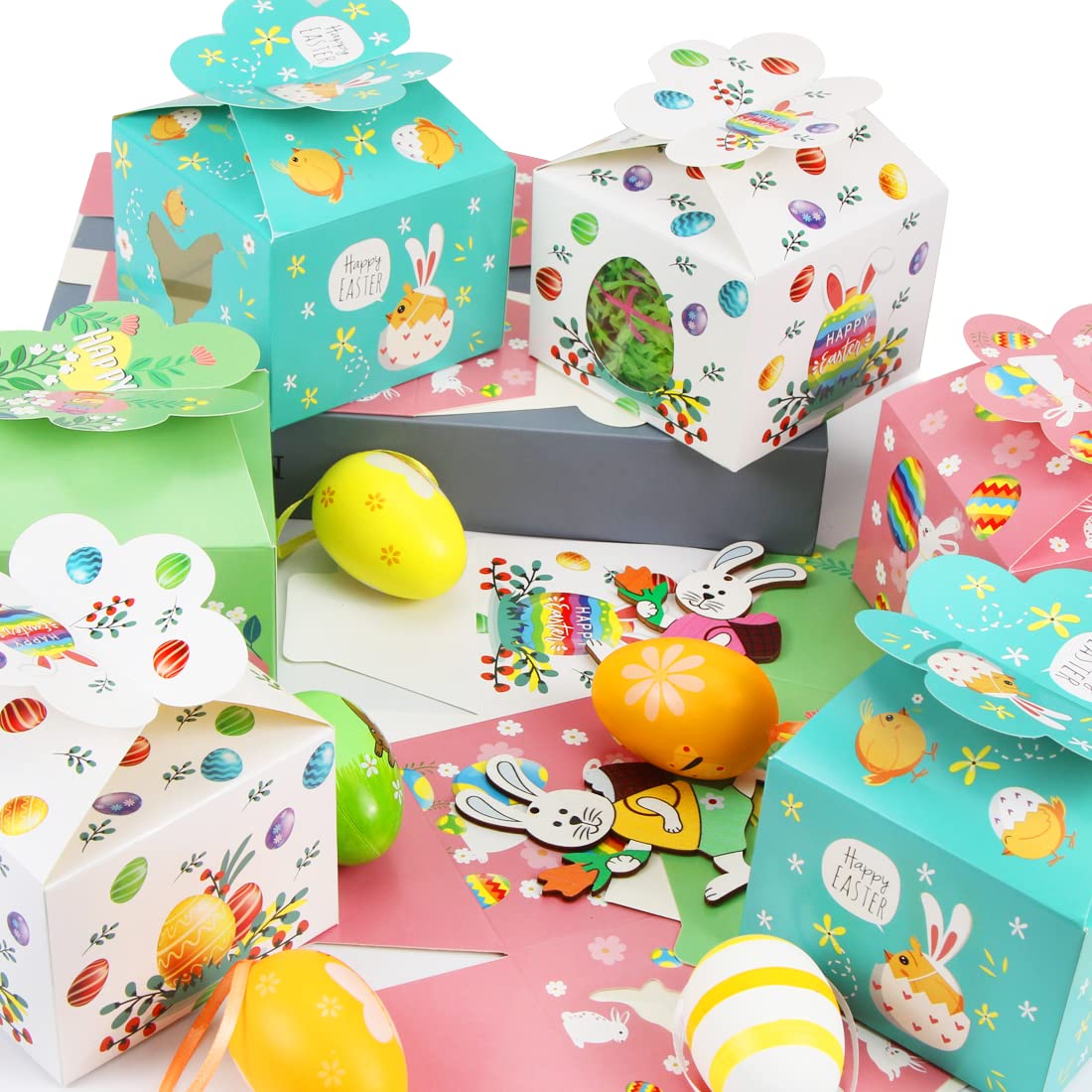 Cwendaner Lot De 12 Voitures Friction Et 12 Œufs De Pâques Colorés – Cadeaux Pour Enfants, Remplissage De Piñata Et Sacs D’Anniversaire – Idéal Pour La Chasse Aux Œufs