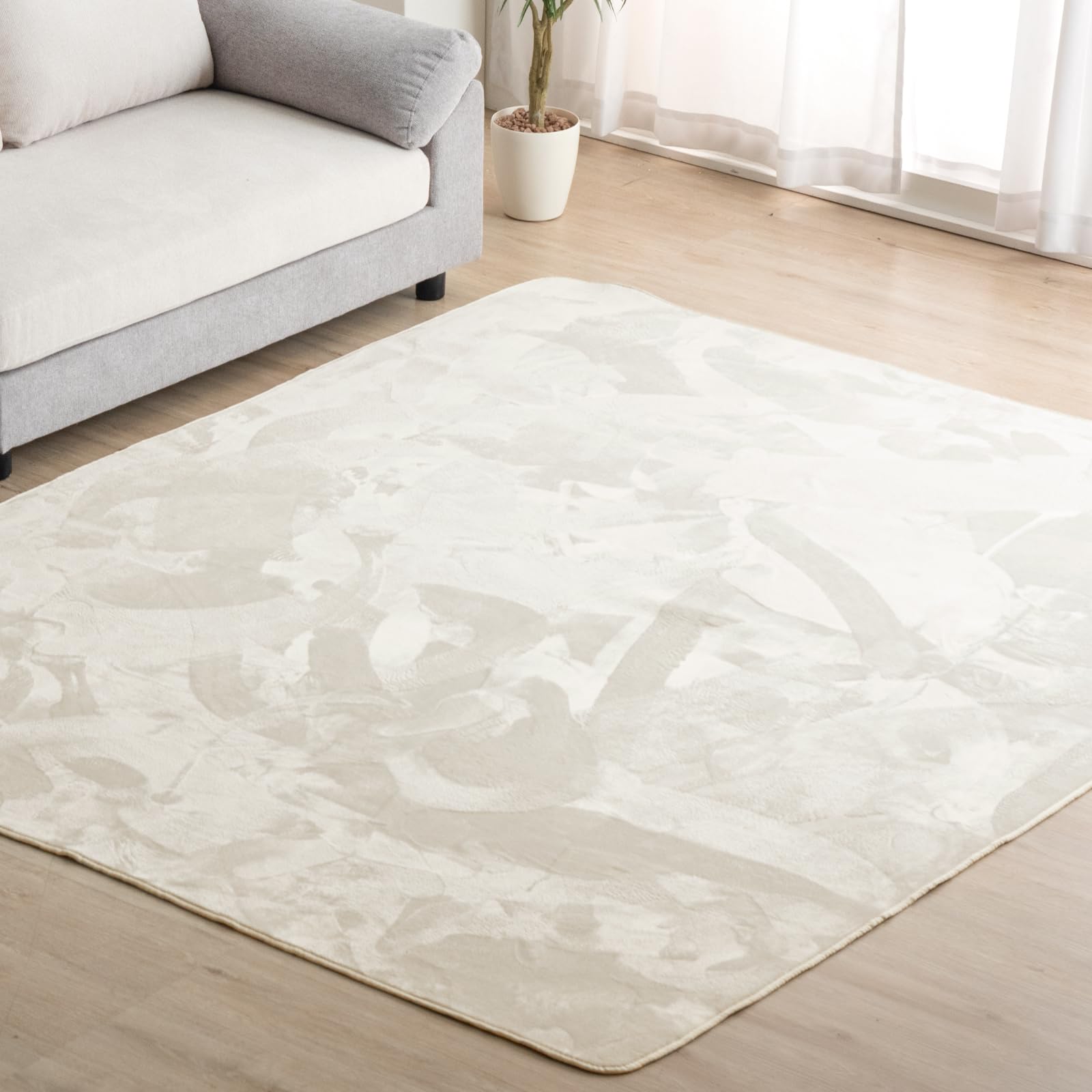 Amazon | タンスのゲン ラグ 3畳 200×250cm お部屋に馴染む「くすみ