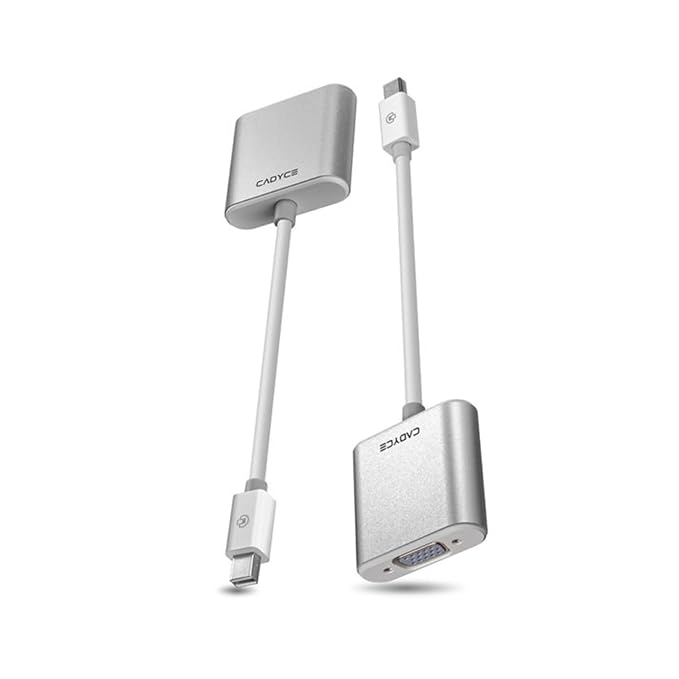 Cadyce Mini DisplayPort to VGA Adapter