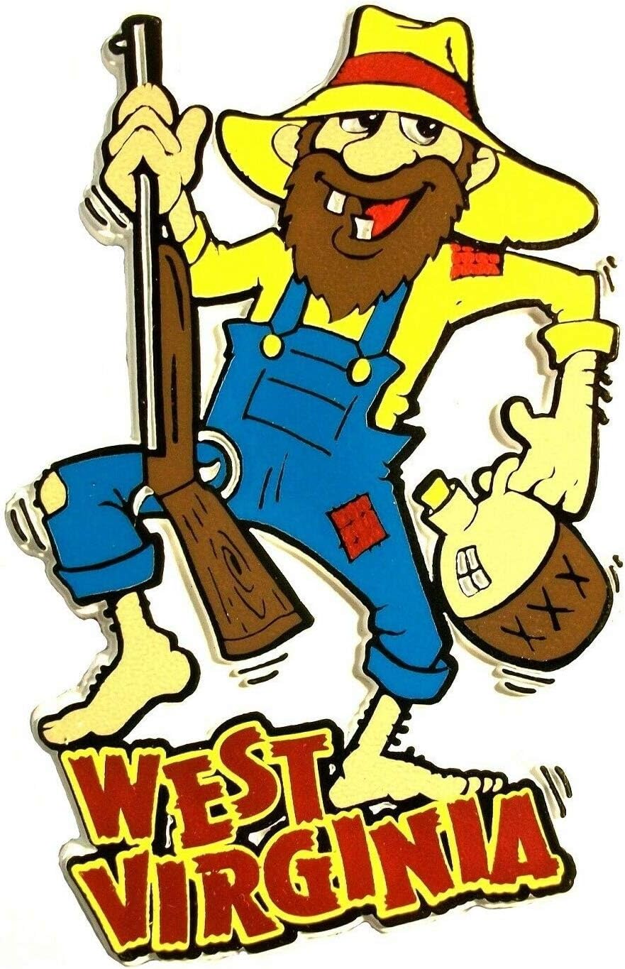 West Virginia Nashville-Davidson Mall Hillbilly with Straw and Selling rankings Jug Hat Fridge Moonshine