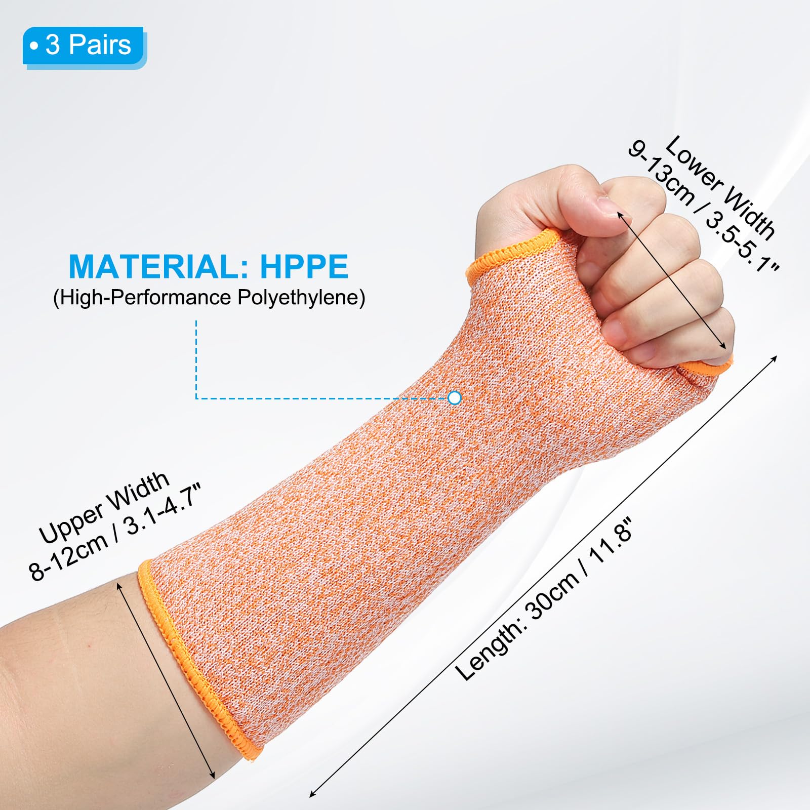 PATIKIL 12 Inch Cut Resistant Sleeve - Image 2