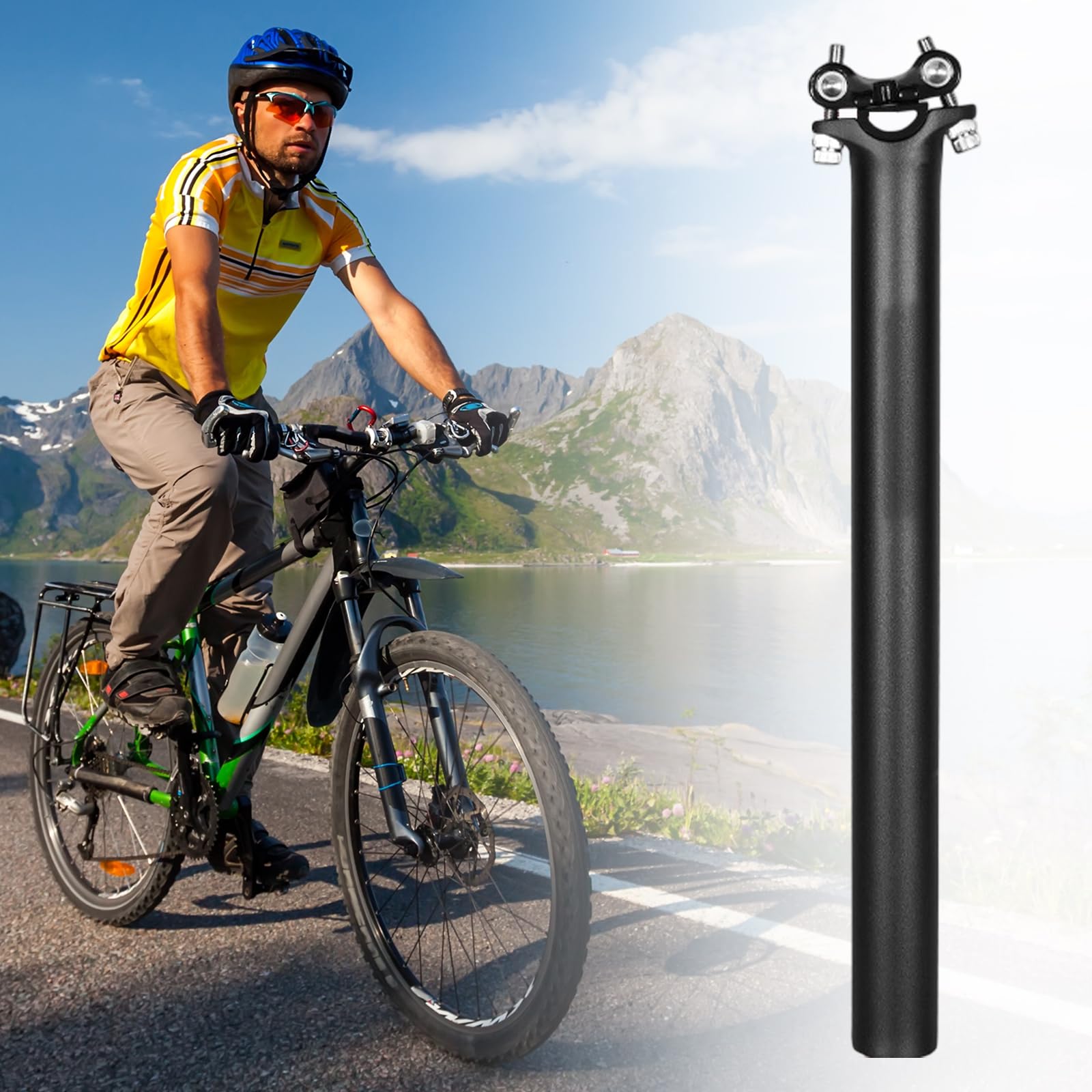 Aluminium-Legierungen, Kissen, Sitzstütze, Straßenfahrräder, Sattelstütze, Vorbaurohr, Fahrrad-Zubehör, langlebig, Fahrrad