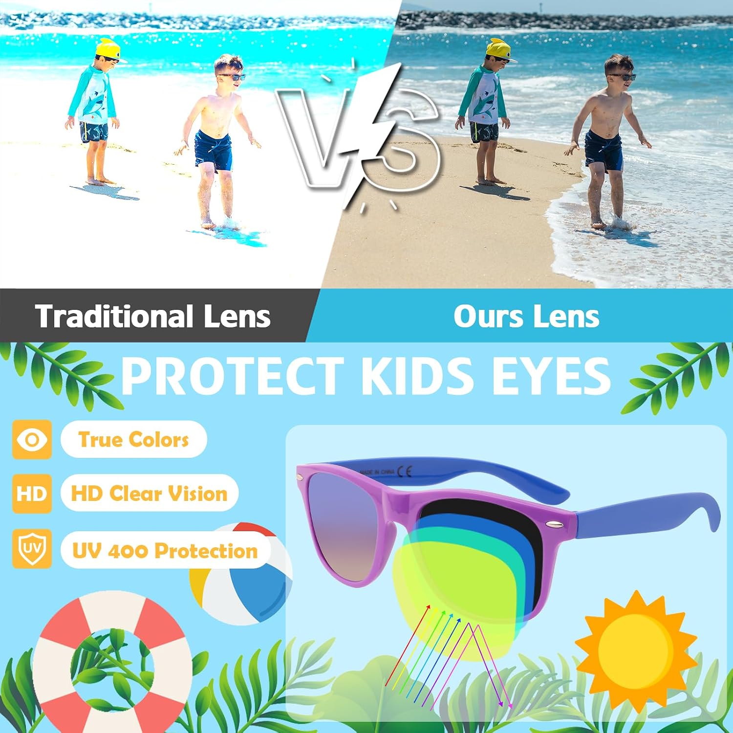 24 Pack Sunglasses Bulk - 12 Neon Sun Glasses with UV400 Protection, Great Gift for Pool, Beach, Birthday, Goody Bag Filler, Party Toys, Outdoor Party Supplies for Kids, Teens, Adults