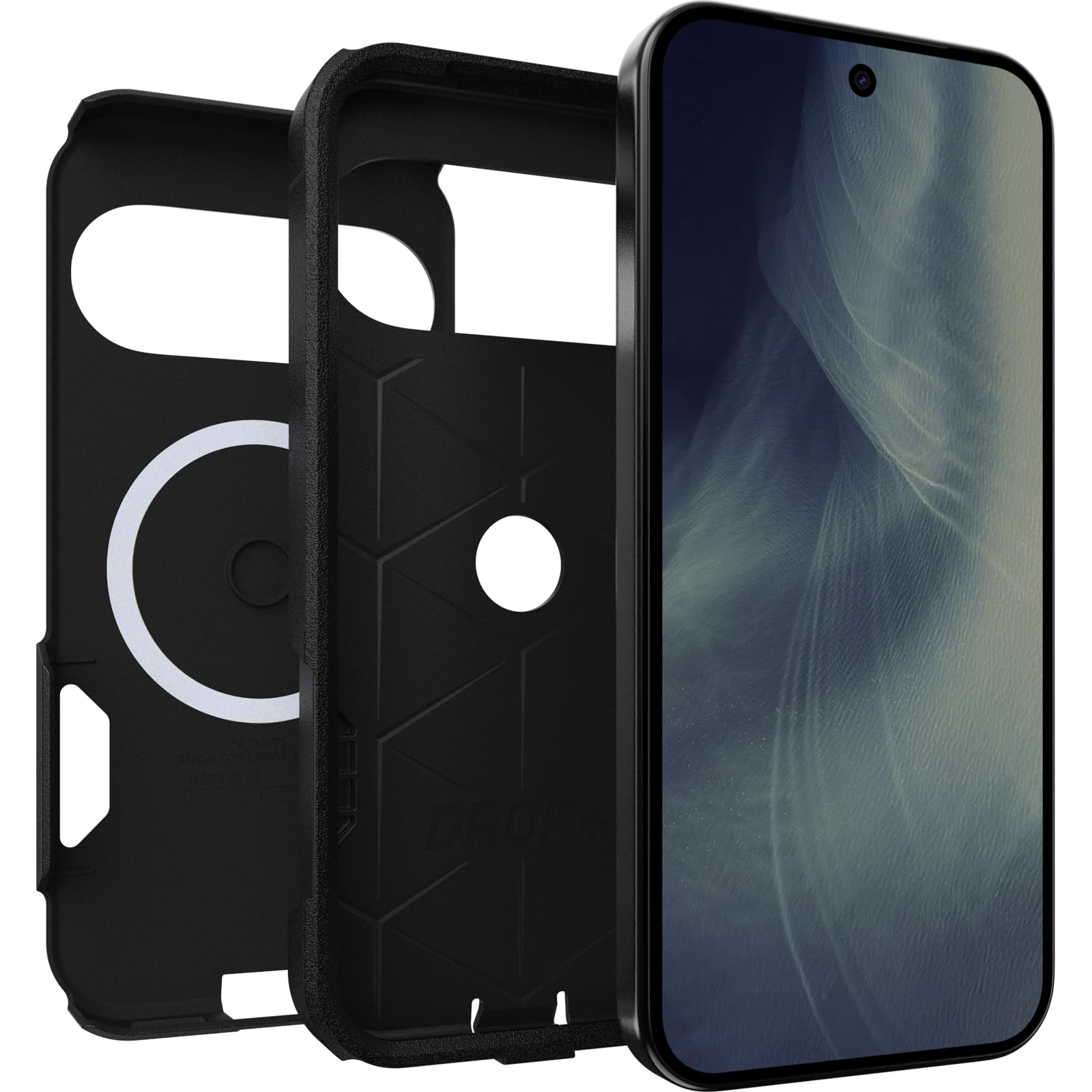 OtterBox Cover Commuter Pixelsnap per Pixel 11/Pixel 11 Pro, Nero | Custodia resistente a shock e cadute, con magneti, testata 3x norme MIL-STD 810G