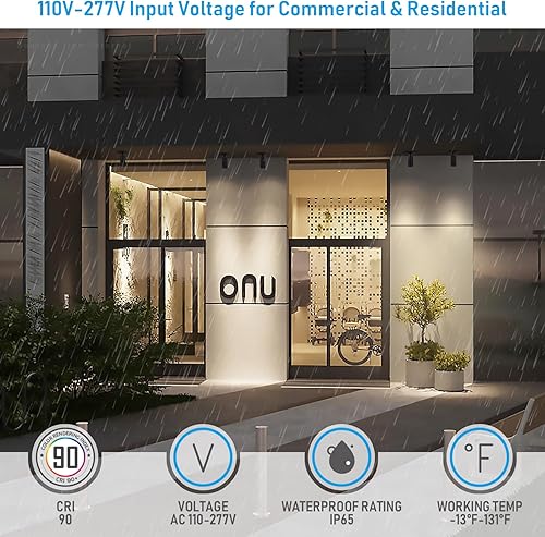 Miniatura 5 de LEONLITE Foco de techo LED regulable de 5 colores con caja de conexiones incluida, foco ajustable CRI90, luces LED direccionales IP65 para